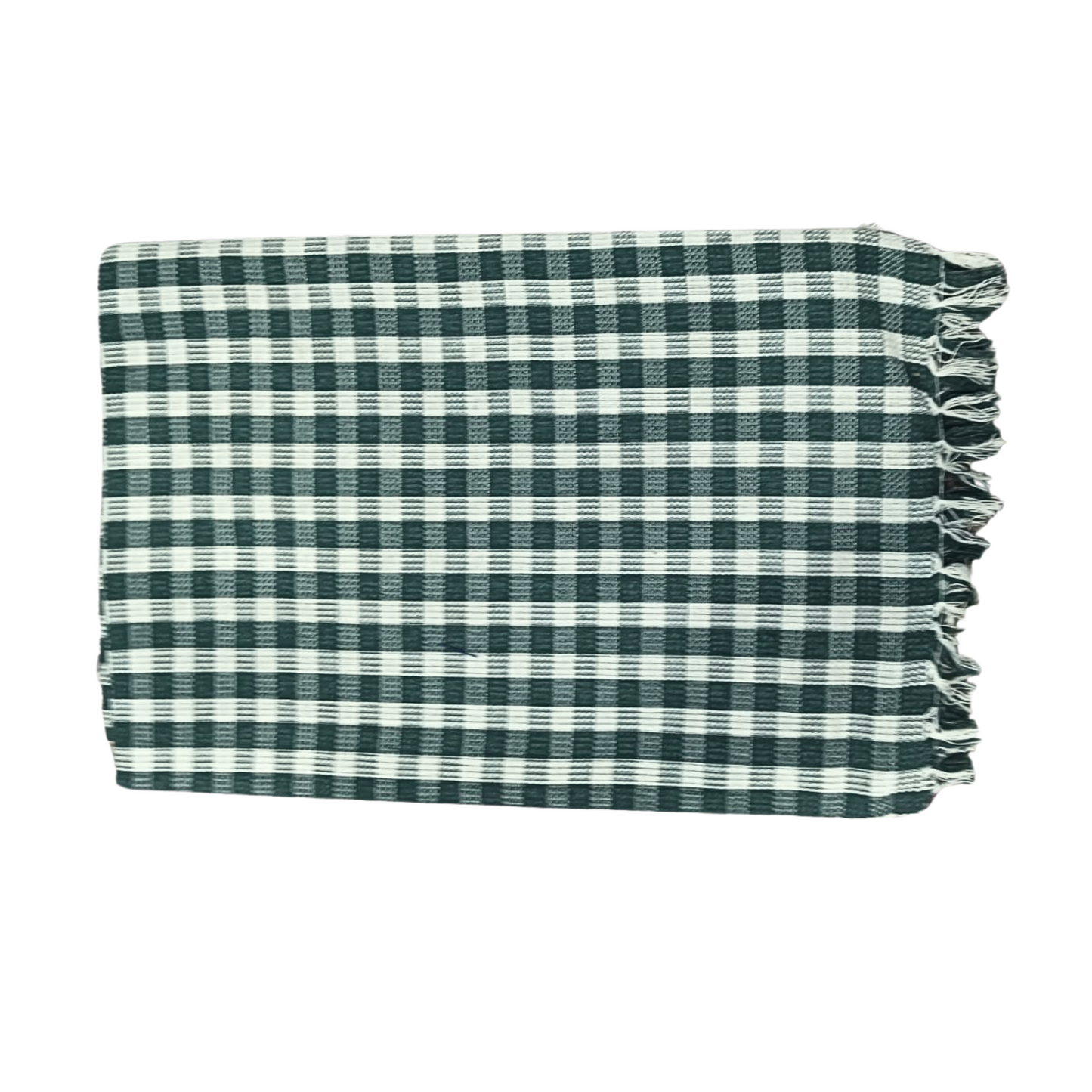 Premium Checkered Cotton Towel – 36" x 72" | Quick-Dry & Lightweight