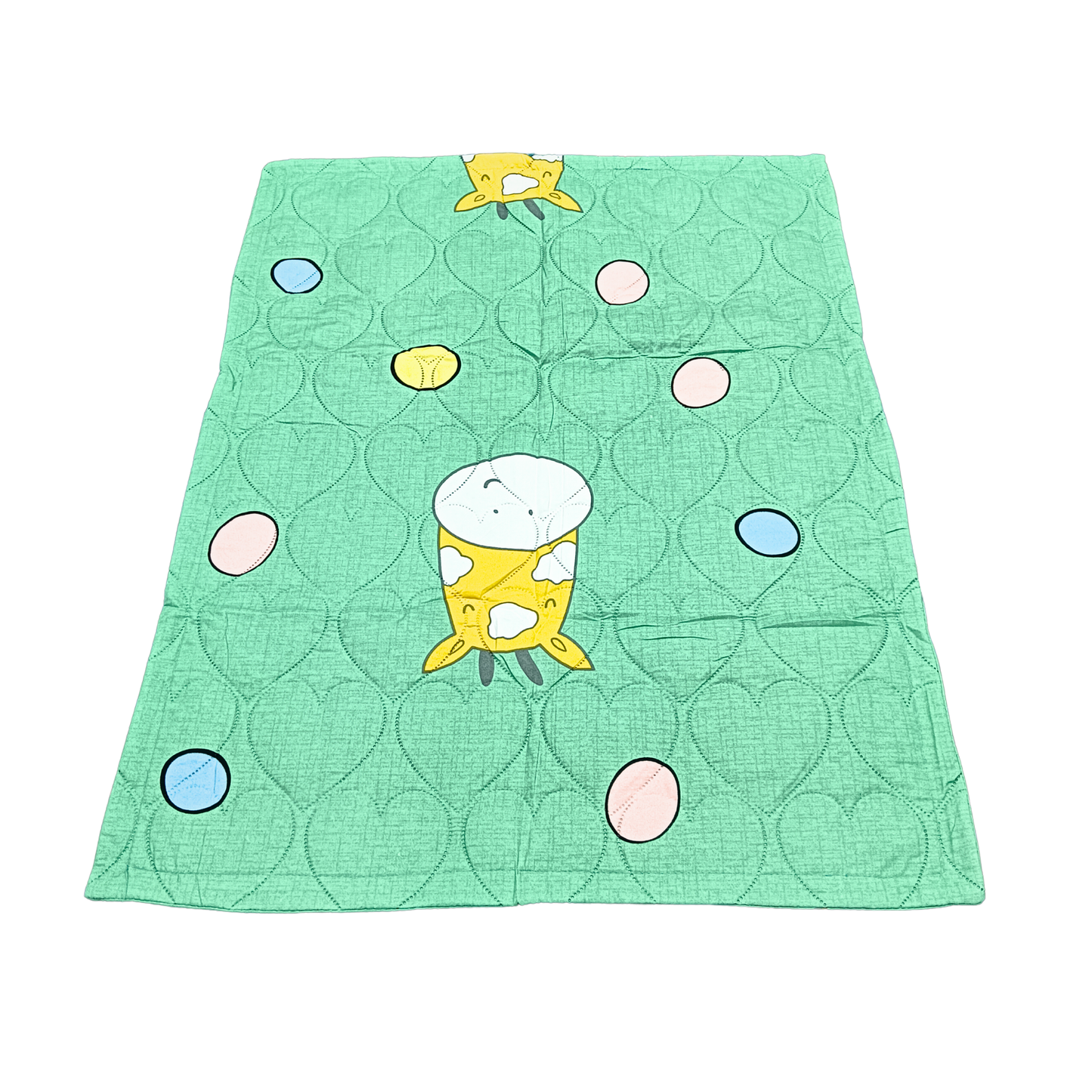 Newborn Baby Cotton❤️ Quilted Bedding – Cute Prints (Size: 2.5 x 3 ft)