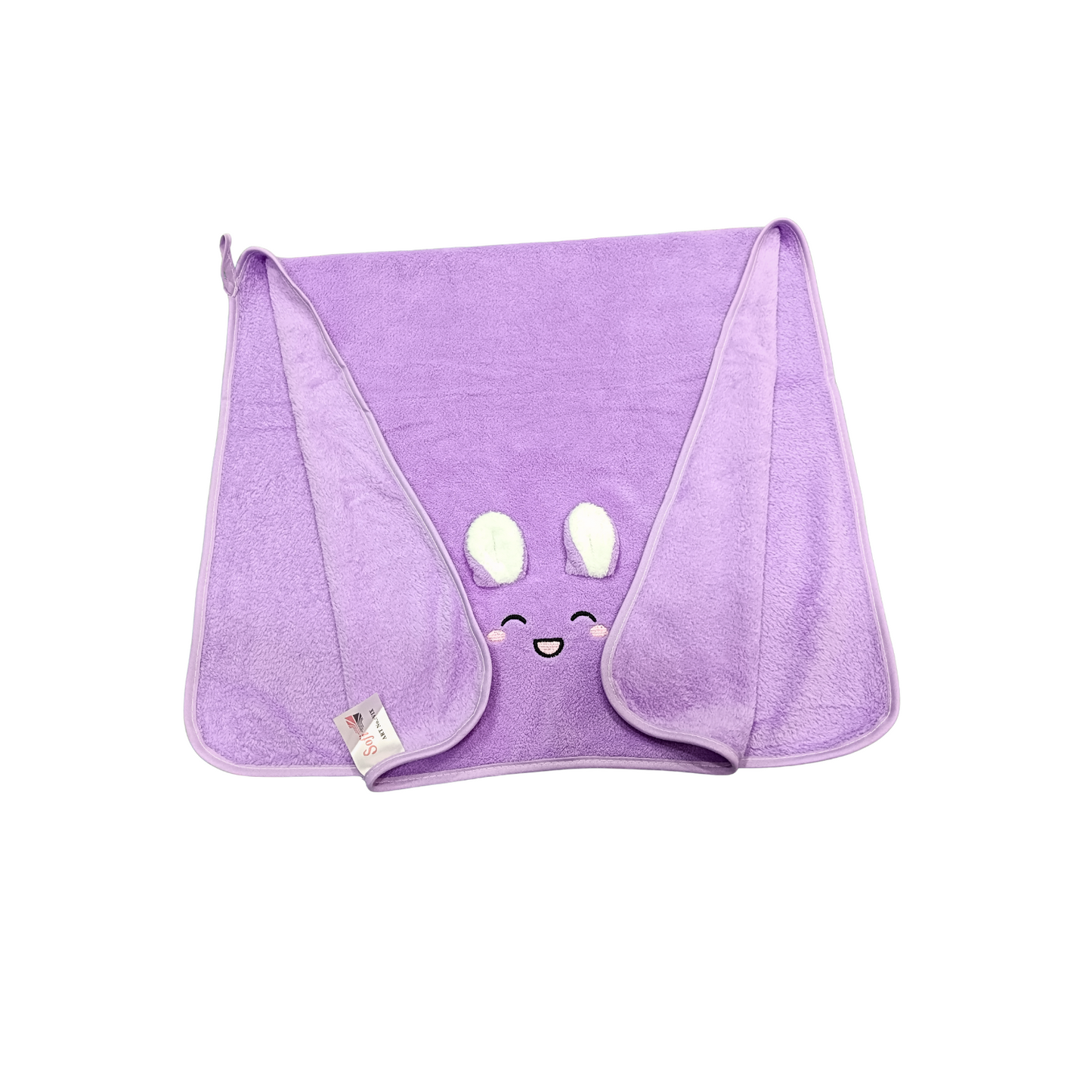 Newborn Baby Hooded Towel – Ultra Soft Microfiber with Cute Bunny Design