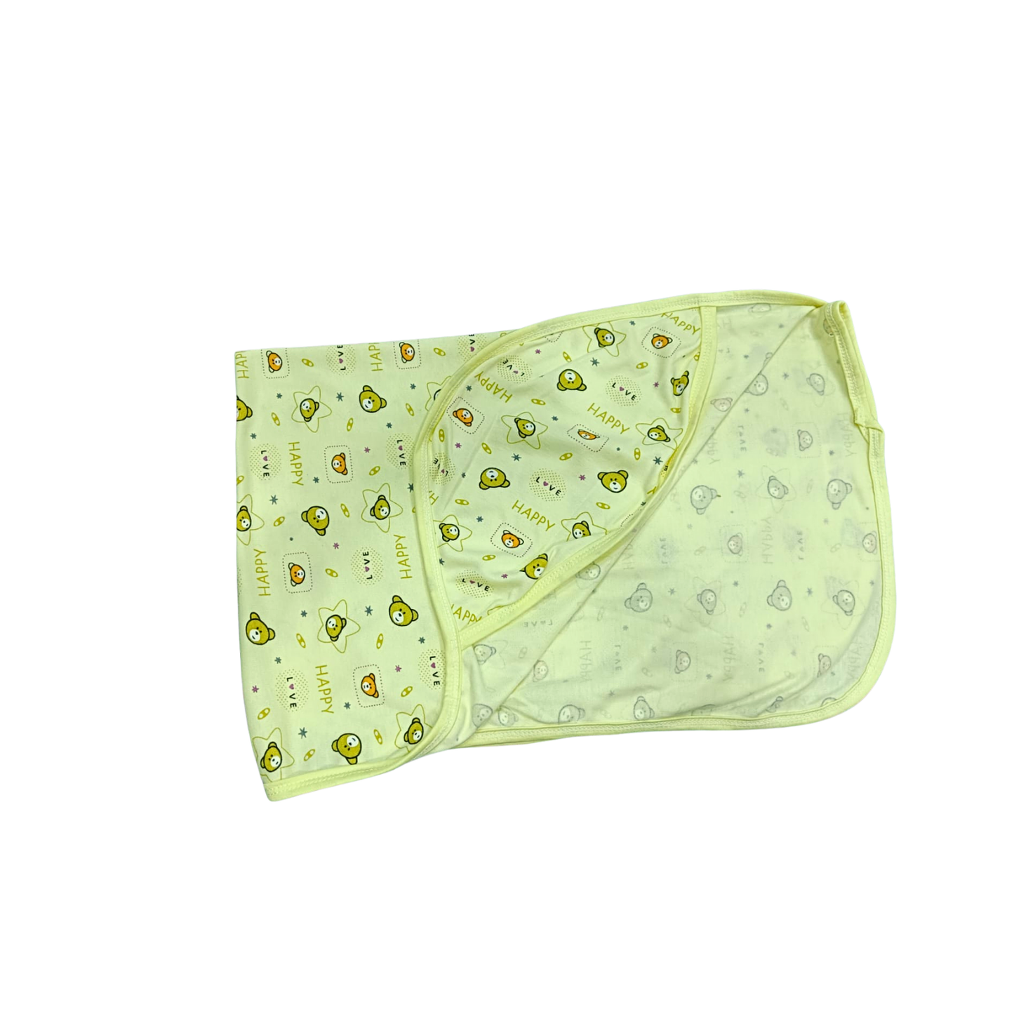 Cotton Baby Wrapper with Hood – 26x36 Inch Soft Swaddle for 0–2 Years