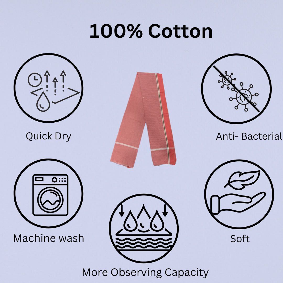 Traditional Cotton Gamchcha pack of 4– Soft & Multipurpose