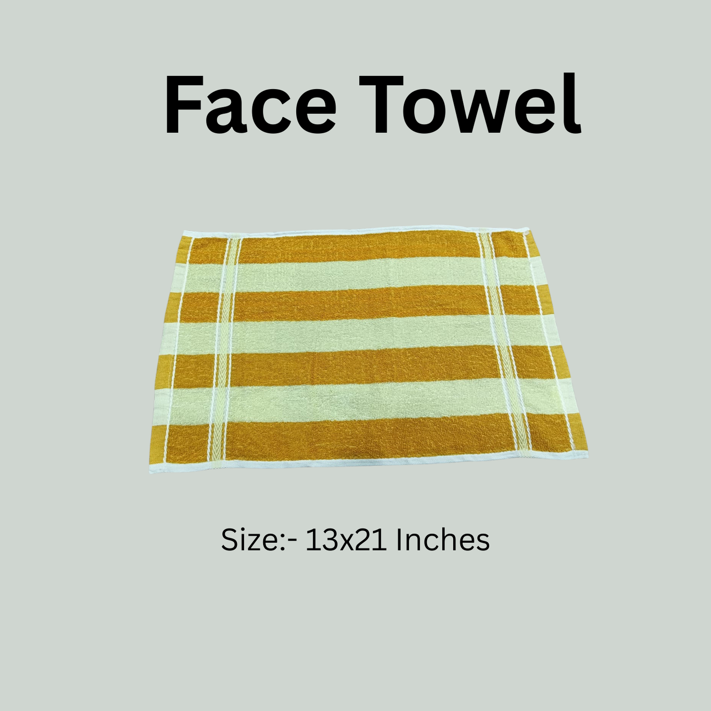 100% Cotton Face Towel / Hand Towel – Soft & Absorbent, Multicolor