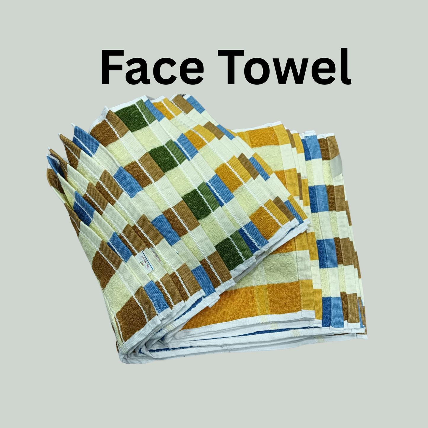 100% Cotton Face Towel / Hand Towel – Soft & Absorbent, Multicolor