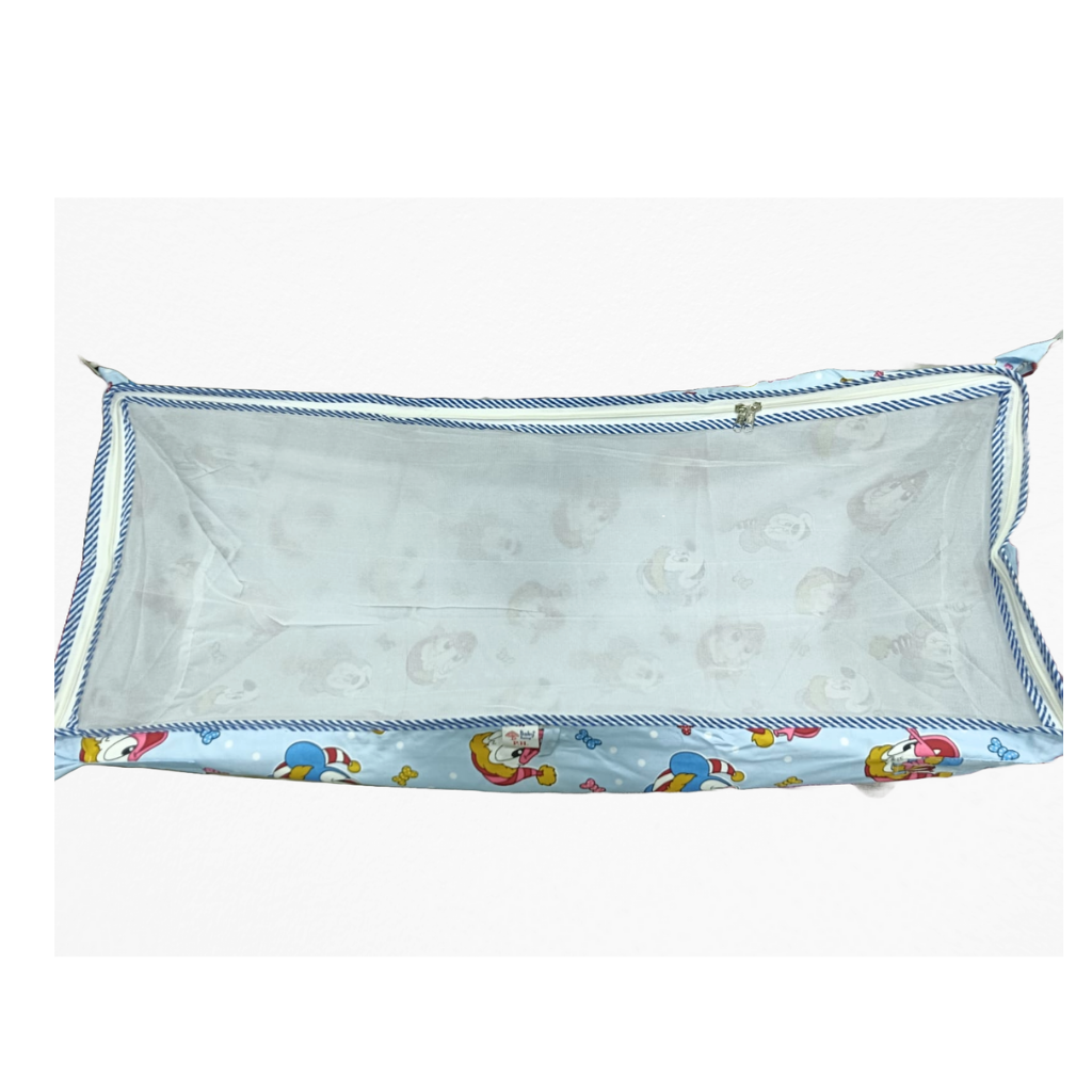Soft Cotton Baby Cradle Swing โ Ghodiyu/Khoyu Hammock with Net for Newborns