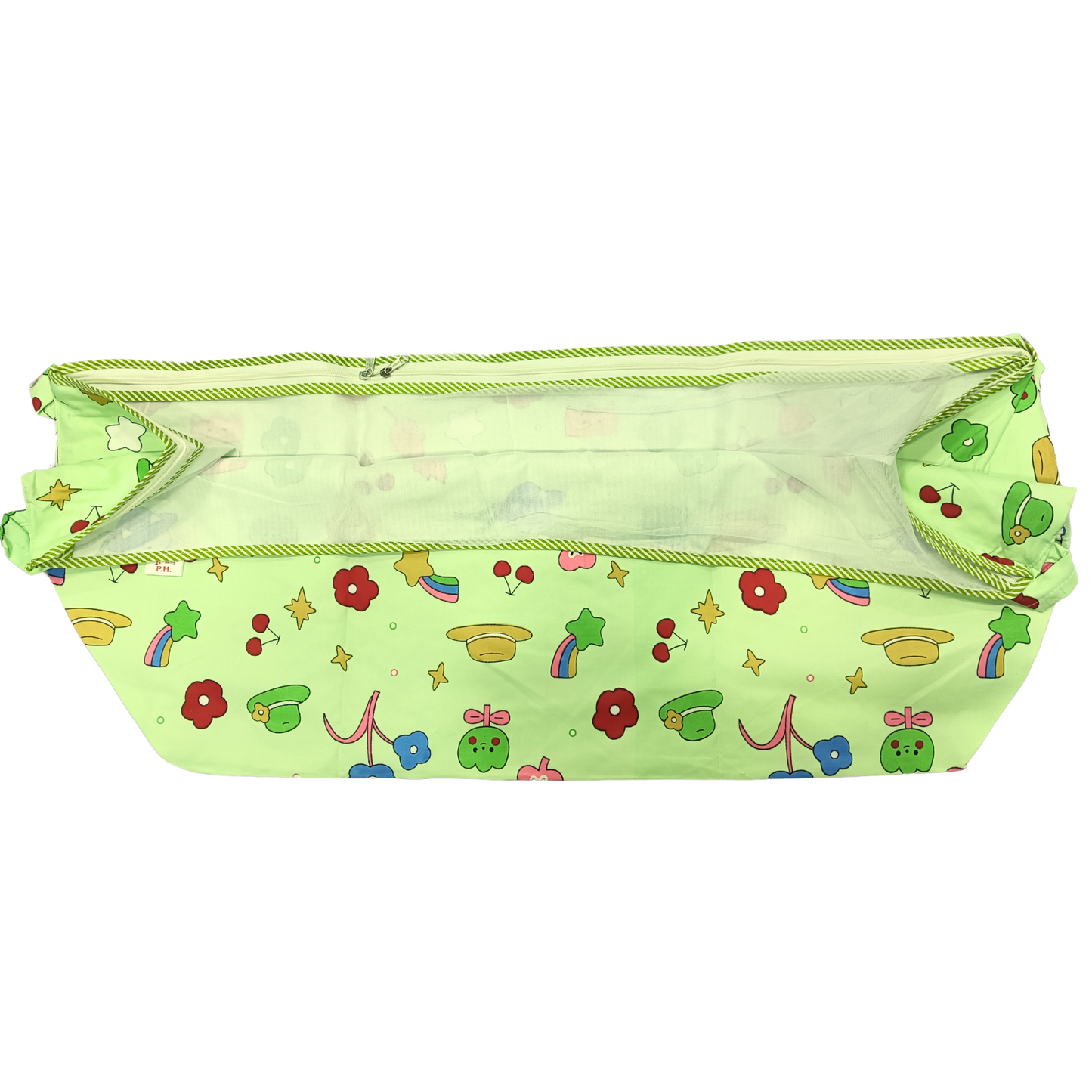Soft Cotton Baby Cradle Swing โ Ghodiyu/Khoyu Hammock with Net for Newborns
