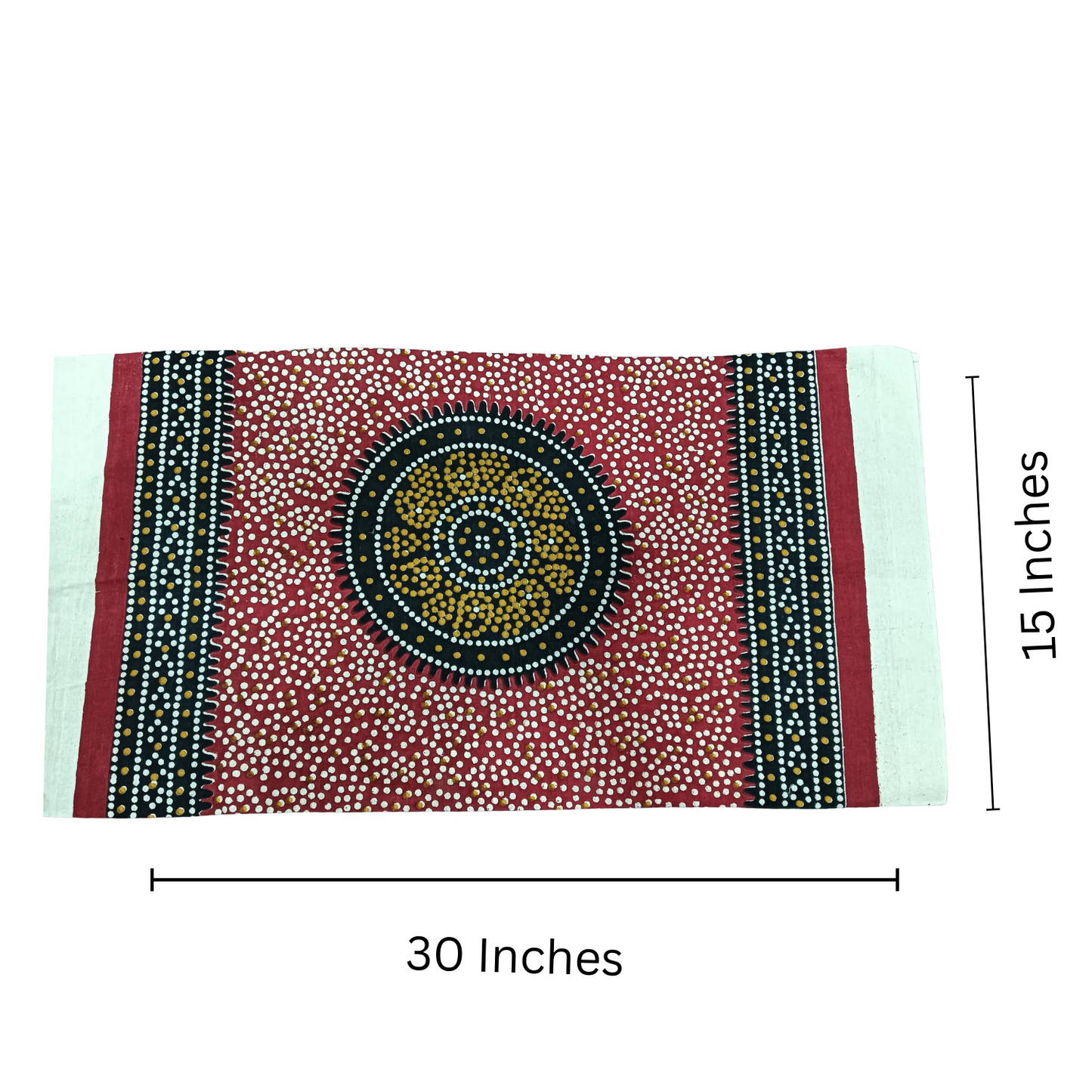 Cotton Bolster Cover Set – Traditional Design -Pair of 2(only cover)