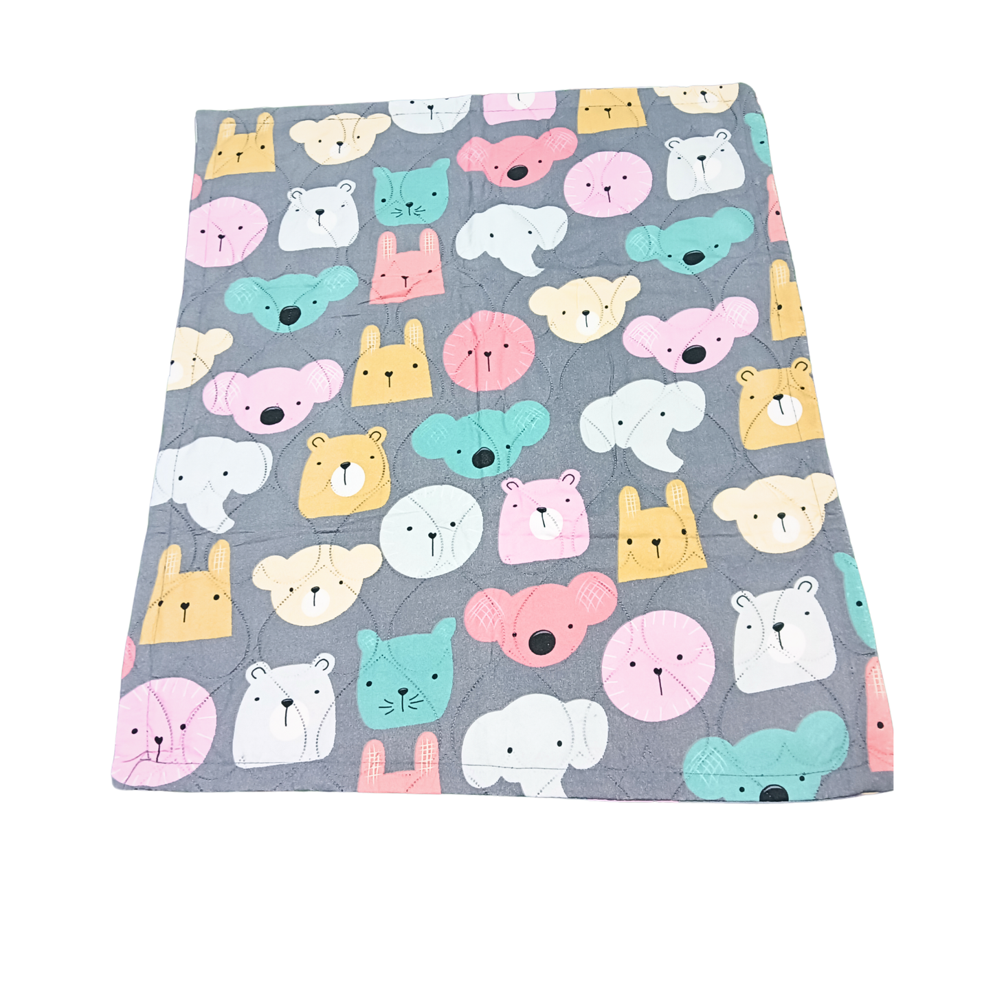 Newborn Baby Cotton❤️ Quilted Bedding – Cute Prints (Size: 2.5 x 3 ft)