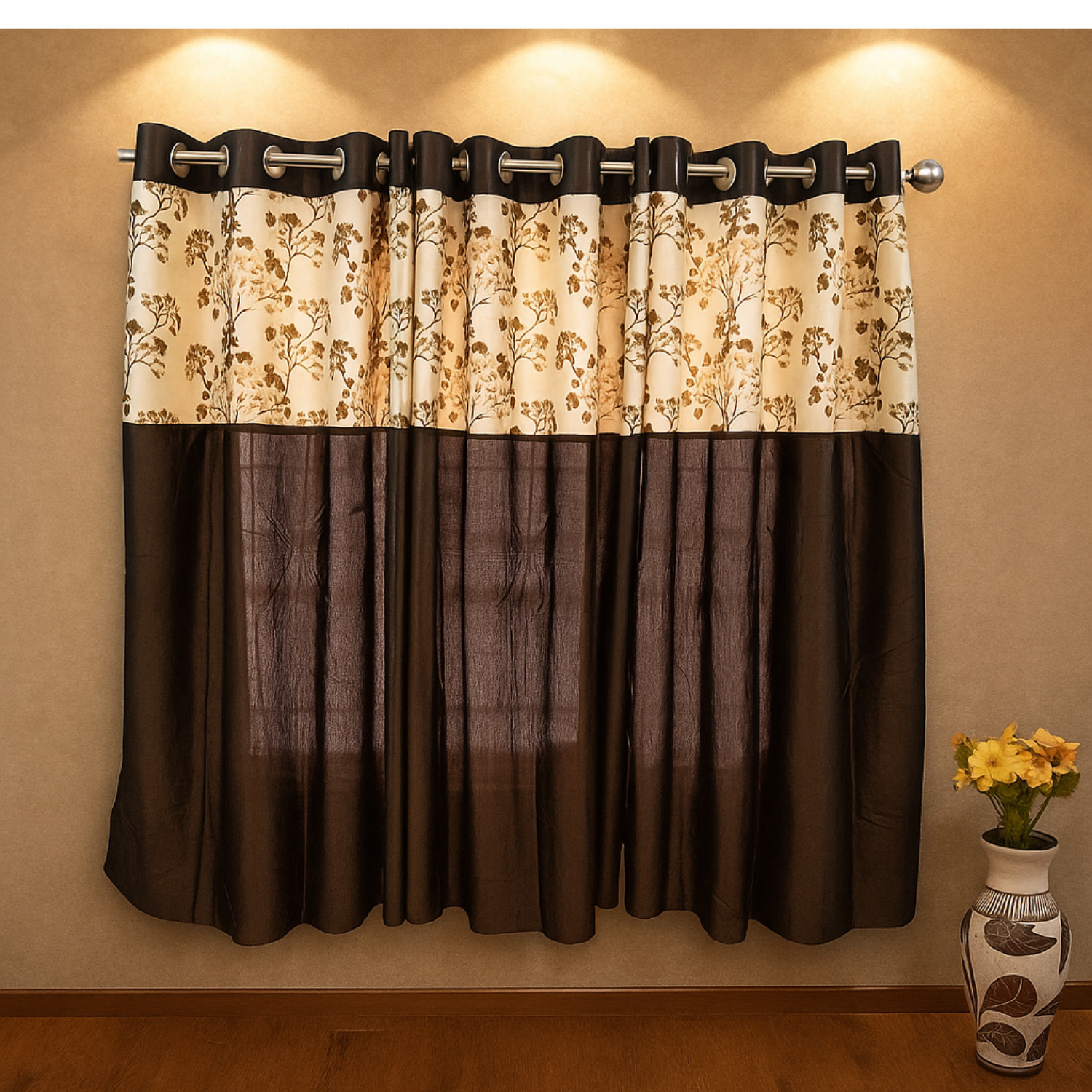 Floral Window Curtain
