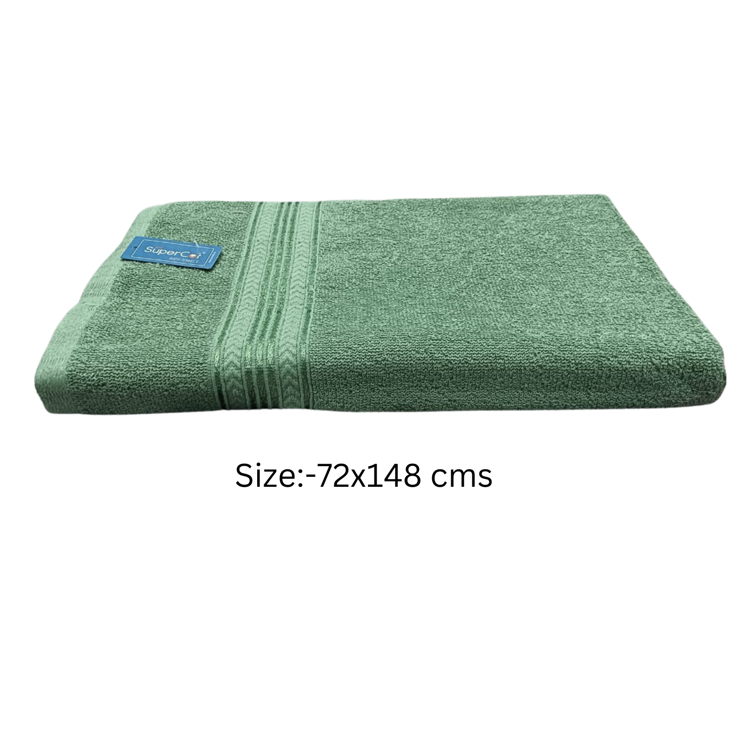 Green Cotton Towel