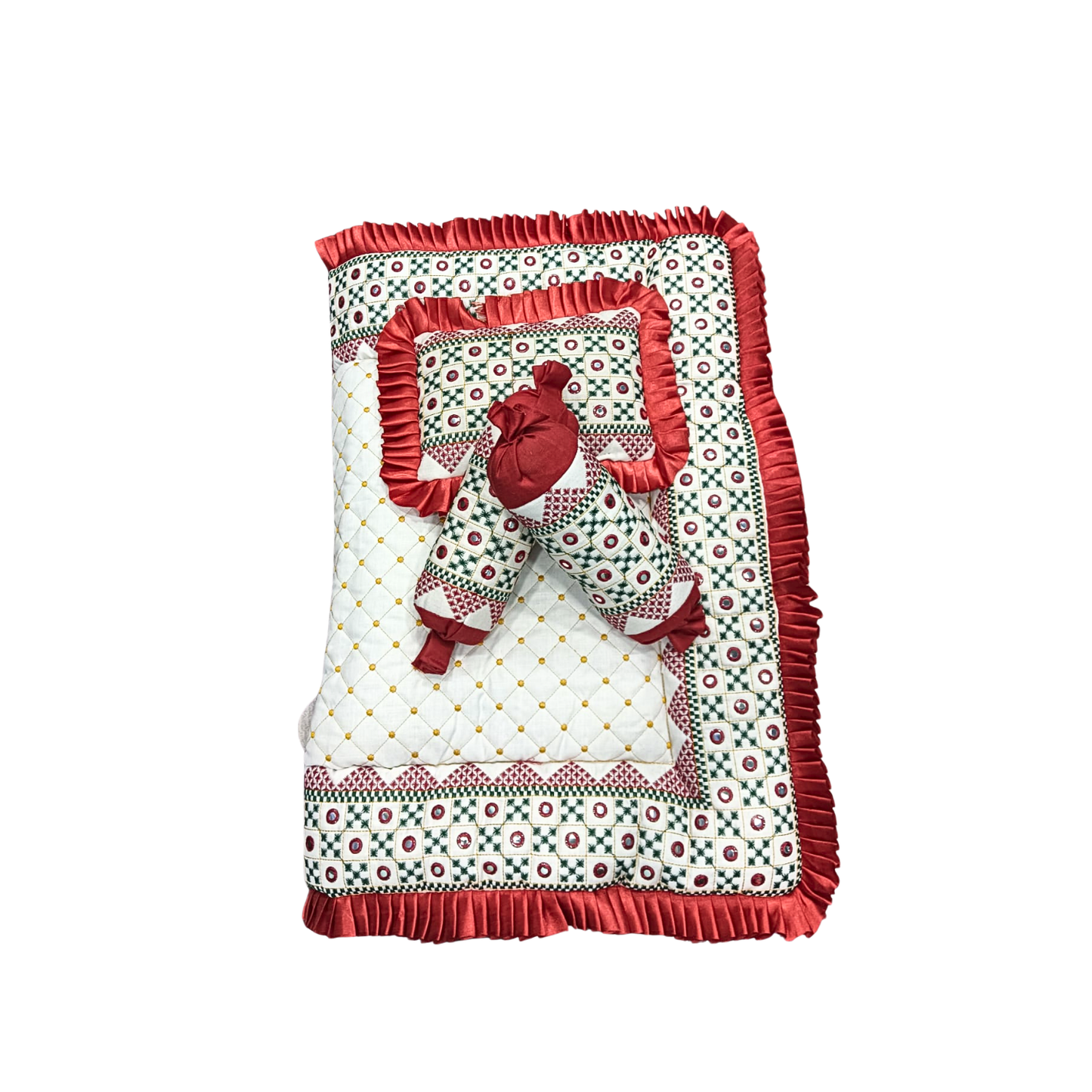 Rajvadi Baby Bedding Set – Traditional Rajasthani Style for Newborns