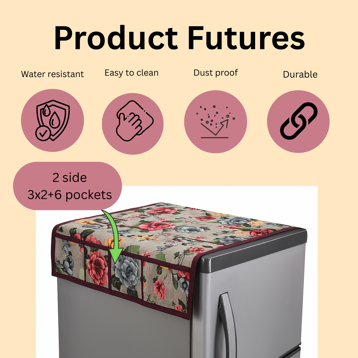  fridge dust cover,