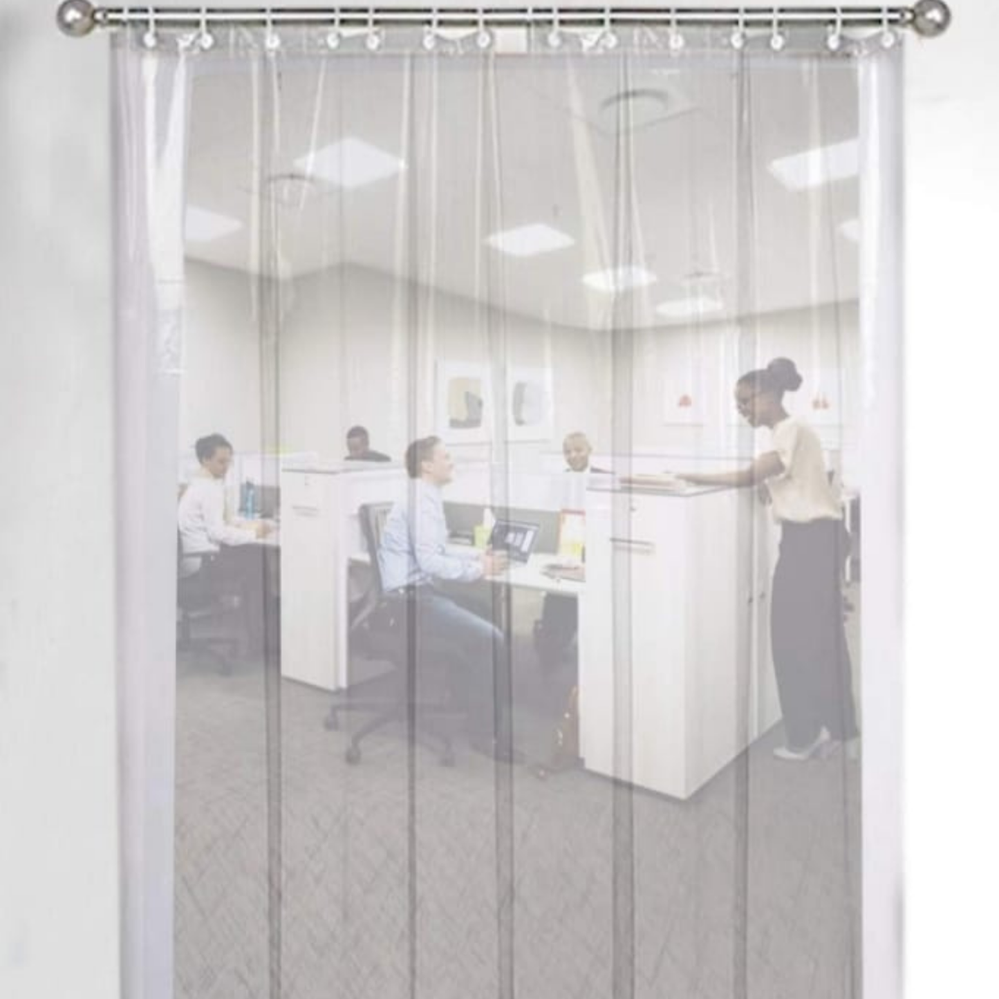Premium Transparent Sheer Curtain for Door & Window – Light & Airy Look