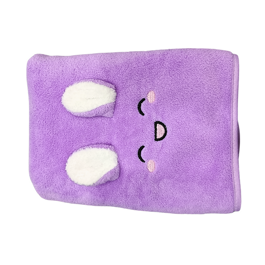 Newborn Baby Hooded Towel – Ultra Soft Microfiber with Cute Bunny Design
