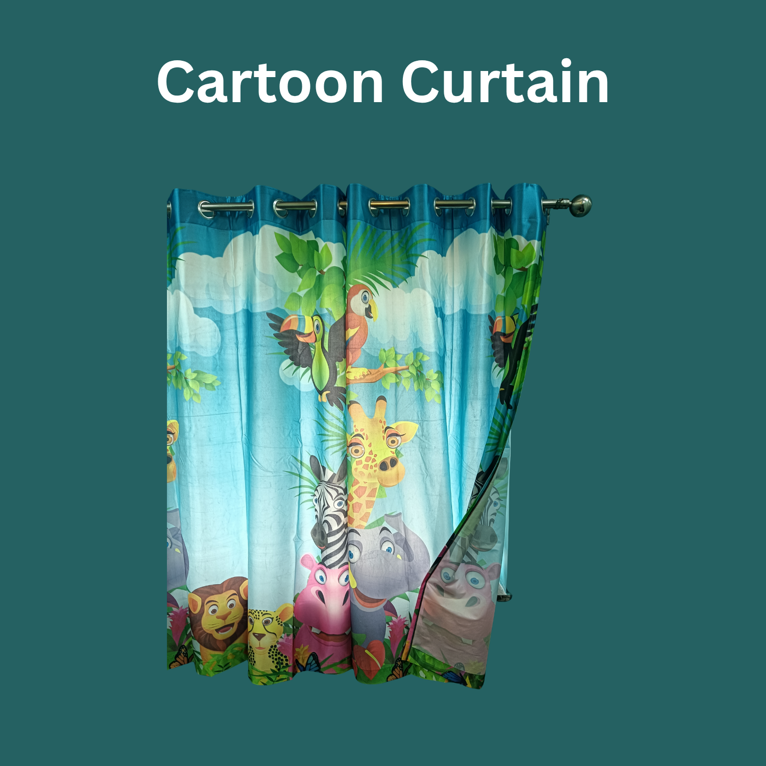Colorful window curtain