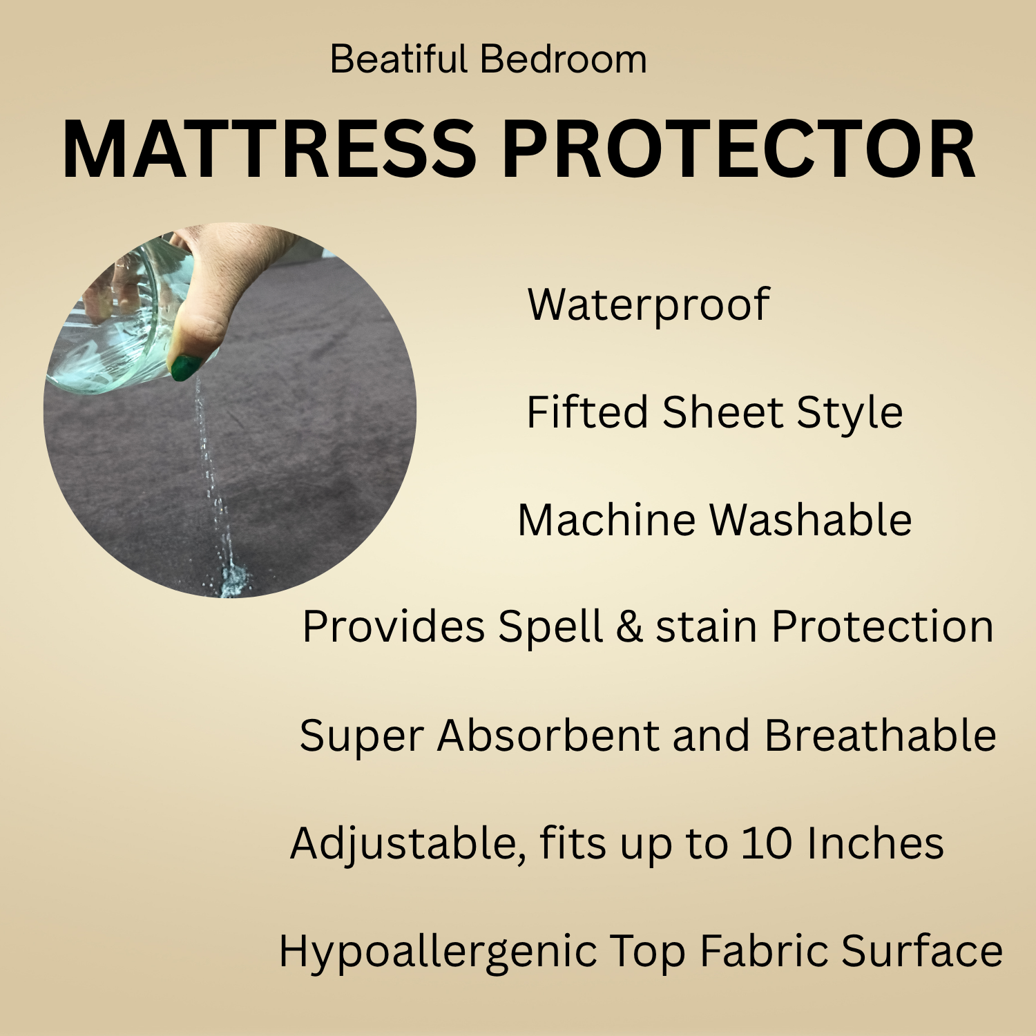 double bed protector