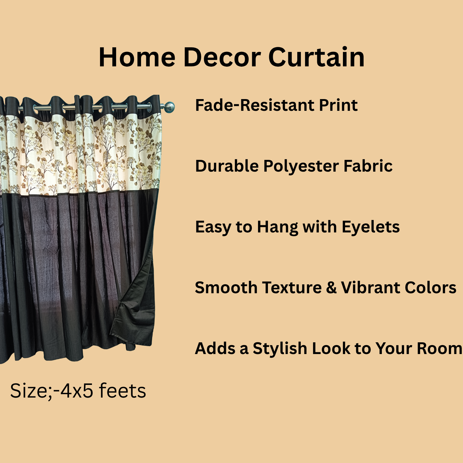 4x5 ft Curtain