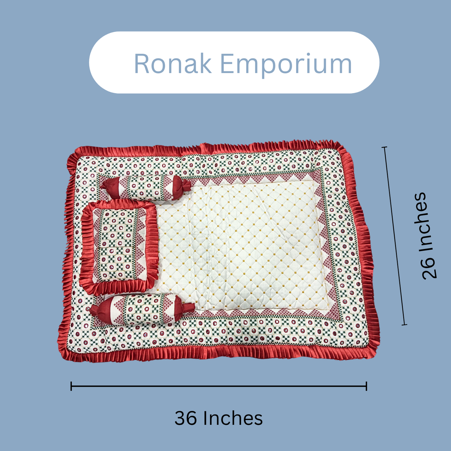 Rajvadi Baby Bedding Set – Traditional Rajasthani Style for Newborns