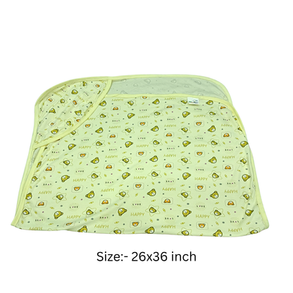 Cotton Baby Wrapper with Hood – 26x36 Inch Soft Swaddle for 0–2 Years