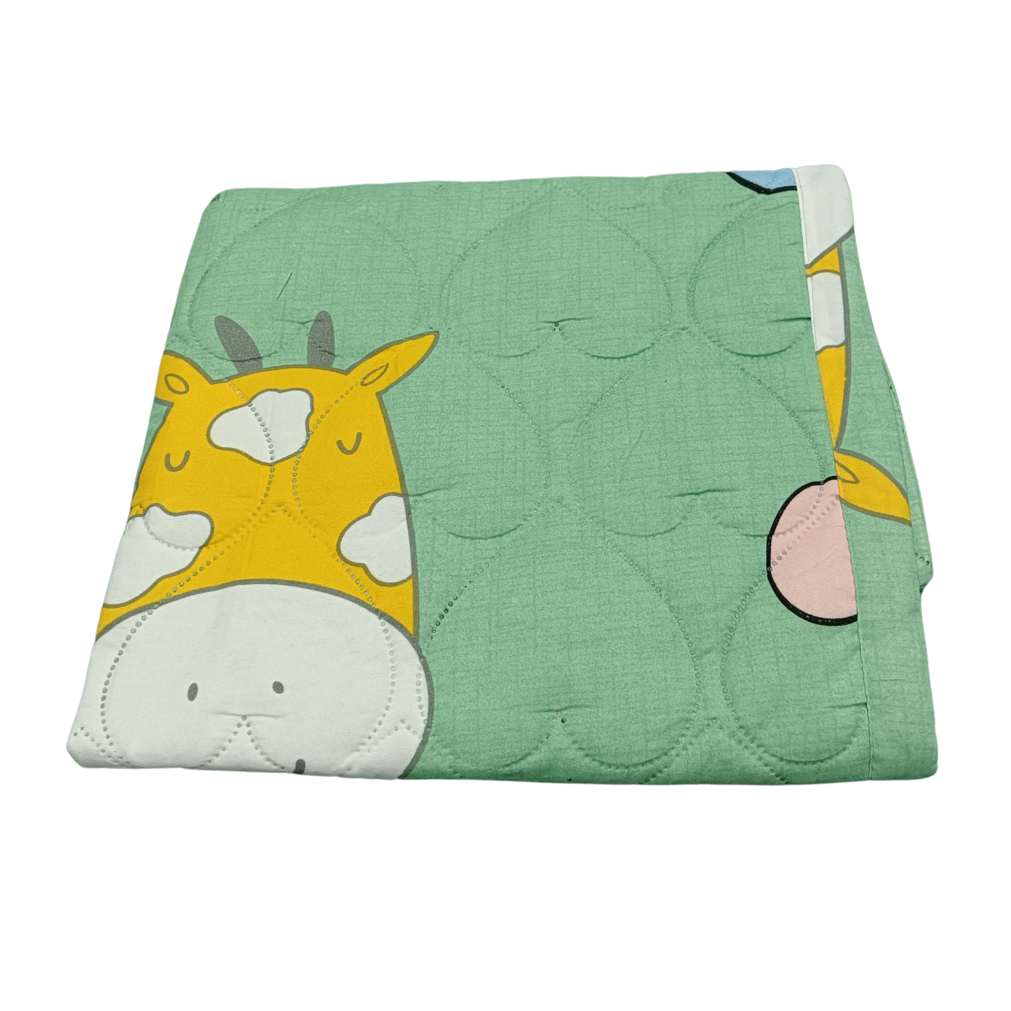 Newborn Baby Cotton❤️ Quilted Bedding – Cute Prints (Size: 2.5 x 3 ft)