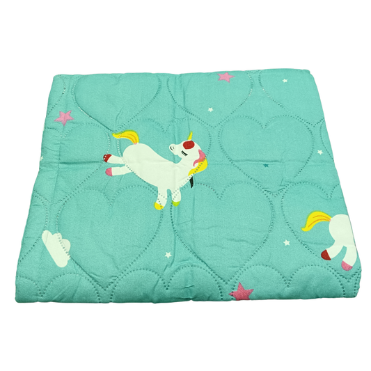 Newborn Baby Cotton❤️ Quilted Bedding – Cute Prints (Size: 2.5 x 3 ft)
