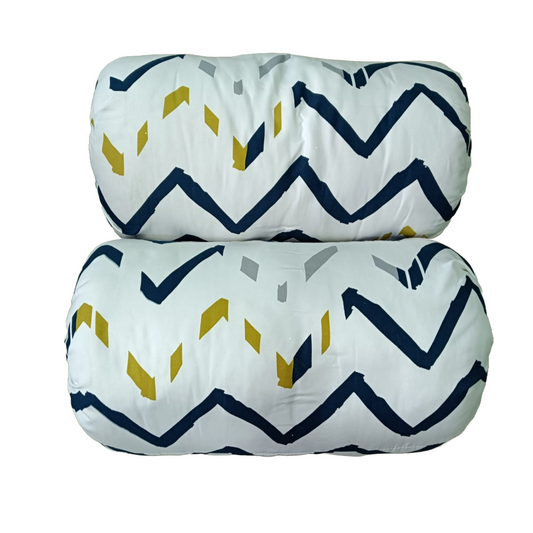 Luxury Big Round Bolster Pillow – Soft & Plush Cushion for Living Room, Bedroom or Meditation