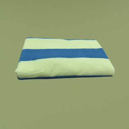 Premium Cotton Bath Towel –  Striped, Soft & Absorbent