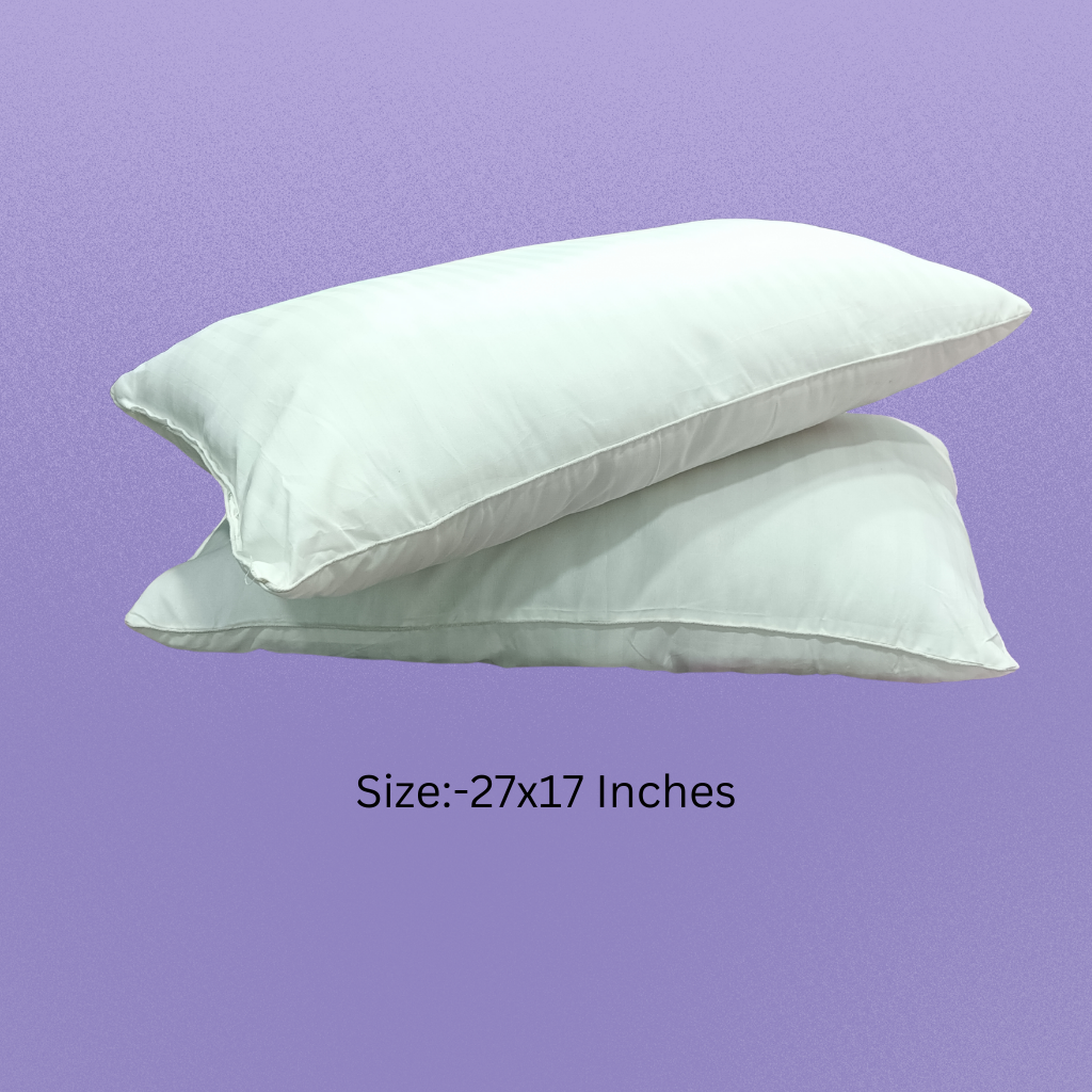 Soft & Comfy Large Size Pillow (27"×17") – Premium Comfort Sleeping Pillow (Pack of 2) - Image 2